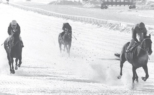 I 1980 ble det avholdt fire løpsdager på snø